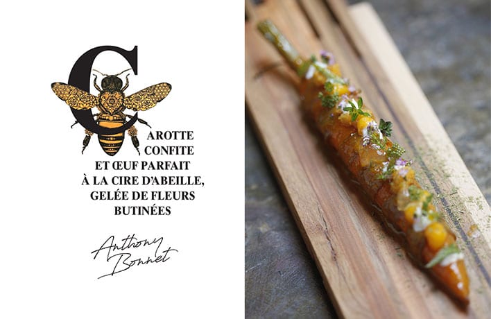Plat signature d'anthony Bonnet