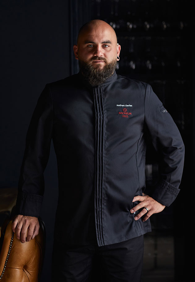 Portrait du chef Nathan Davies