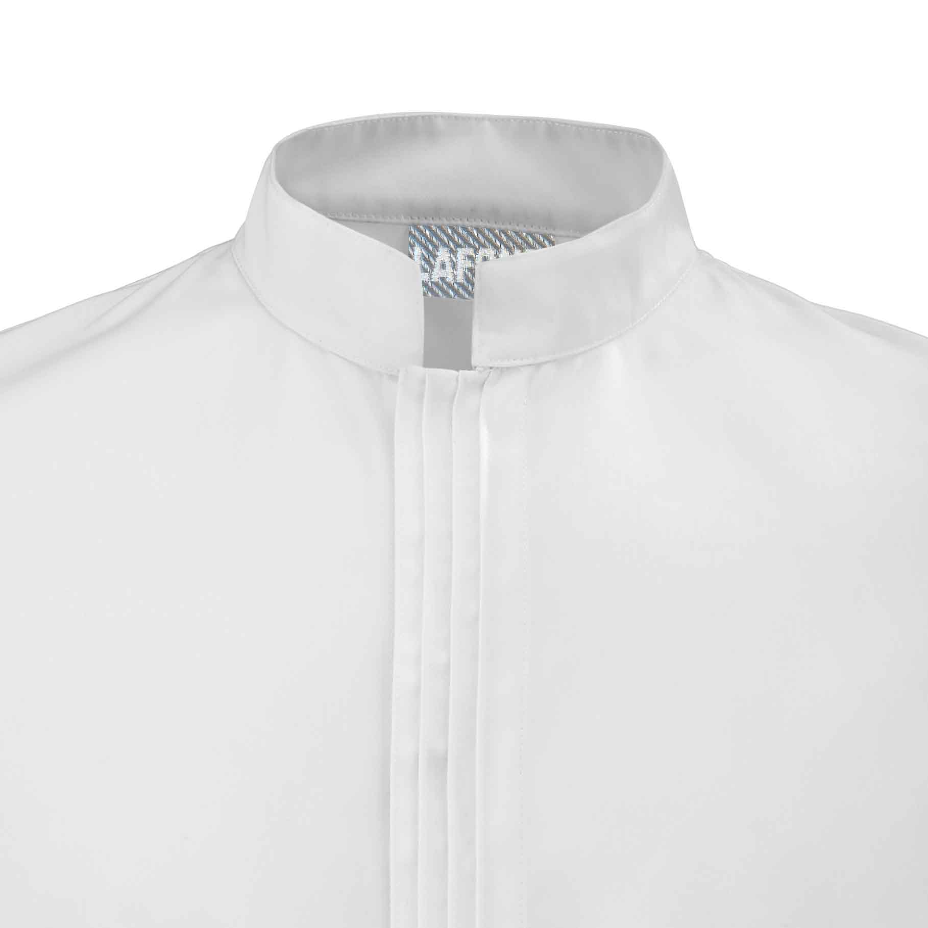 Zoom col Veste CRISTAL homme blanche.