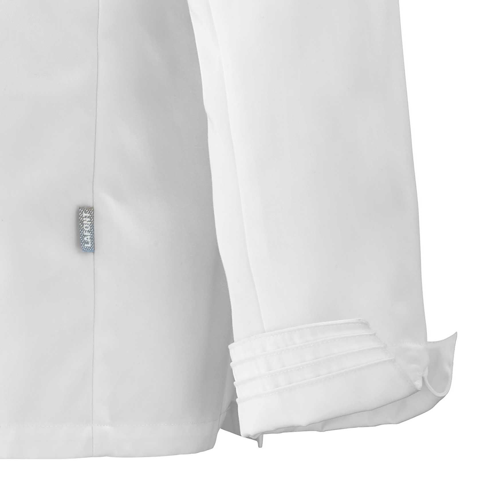 Zoom manche Veste CRISTAL homme blanche.