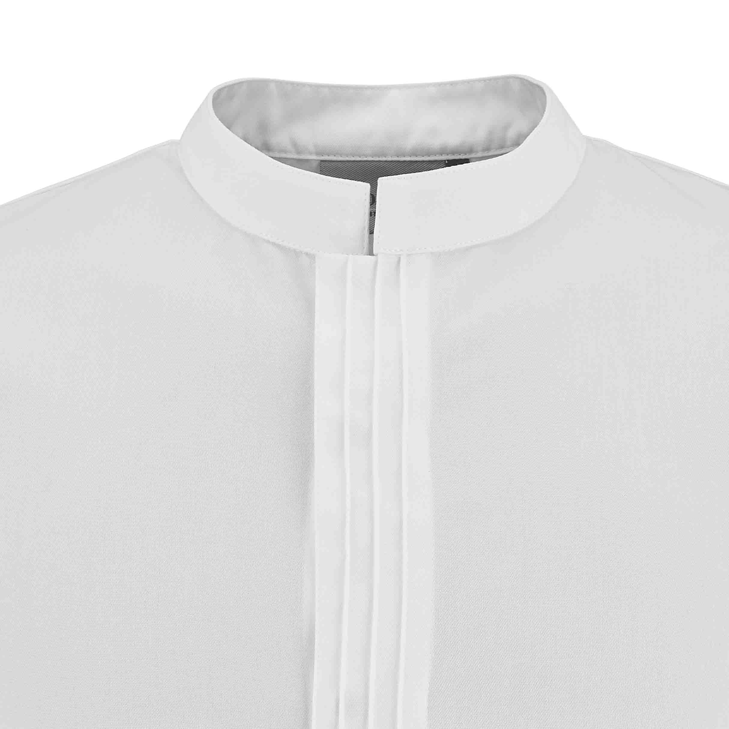 Zoom col Veste CRISTAL manches courtes homme.