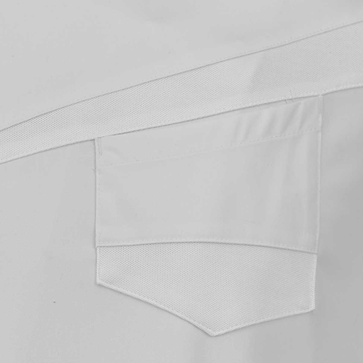 Zoom poche Veste LEMONGRASS homme blanche.