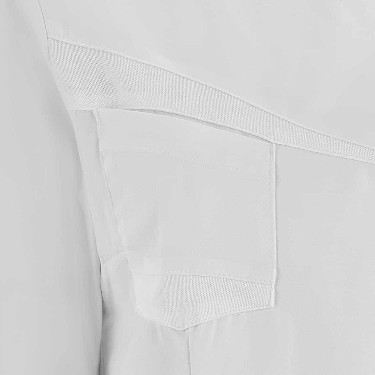 Zoom poche Veste NUTMEG femme blanche.