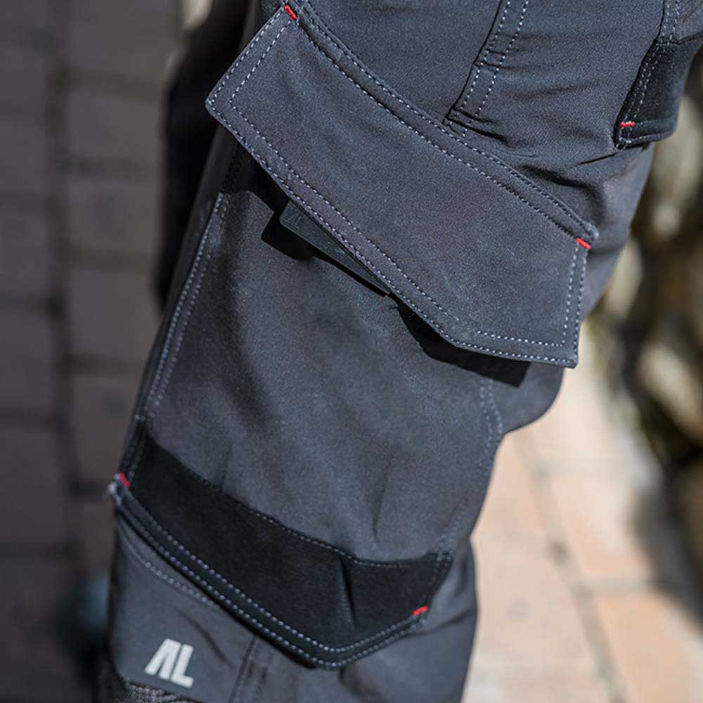 Zoom poche 2 Pantalon RULER homme charcoal noir.
