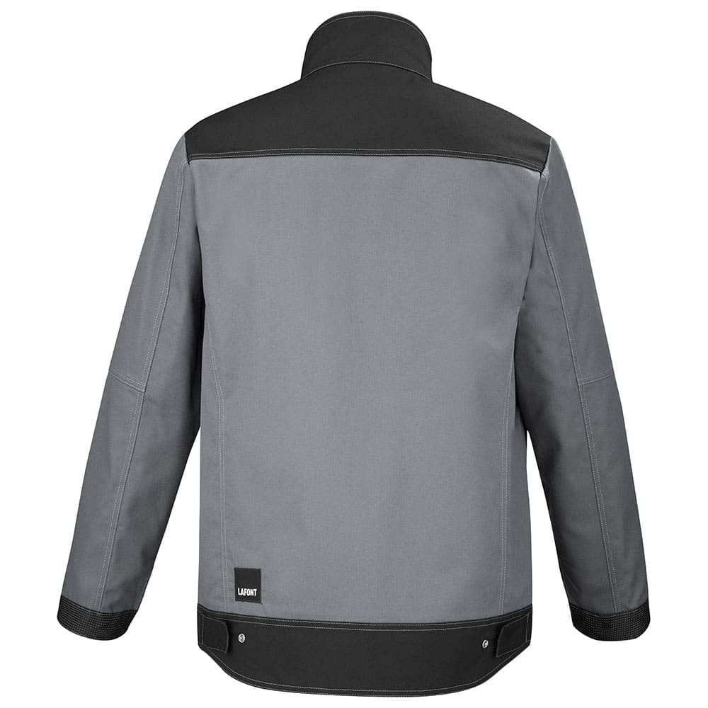 Dos du blouson de travail SHEAR de la gamme Work Attitude 3, couleur gris clair