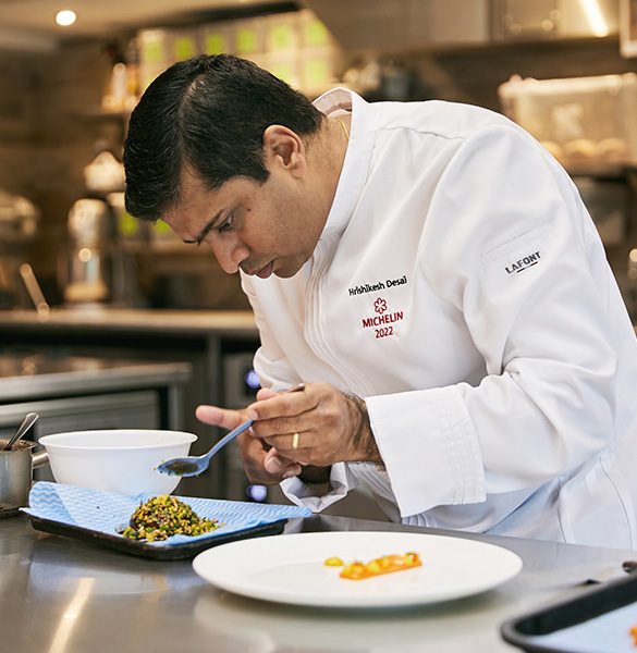 Hrishikesh Desai en cuisine