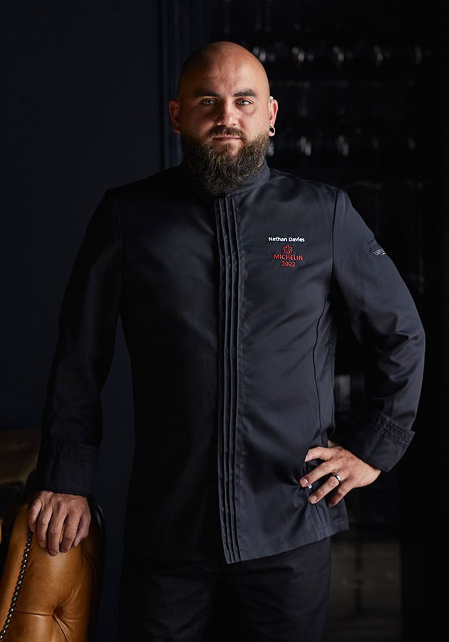 Portrait du chef Nathan Davies