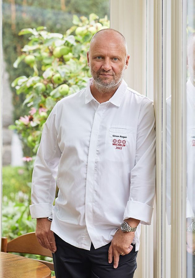 Photo portrait du chef Simon Rogan